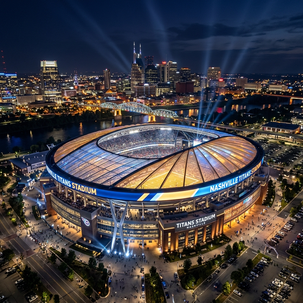 Nissan Stadium 2.0 renders for Super Bowl LXIV